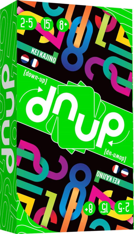 Space Cowboys Dnup – Kartenspiel – kompaktes Reisespiel – schnelles Partyspiel für Familienfreunde – ideal für den Urlaub, unterwegs und zu Hause – ab 2 Spielern
