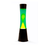 Itotal lavalamp schwarz grün gelb, 40 cm