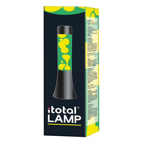Itotal lavalamp schwarzgrün weiß, 30 cm