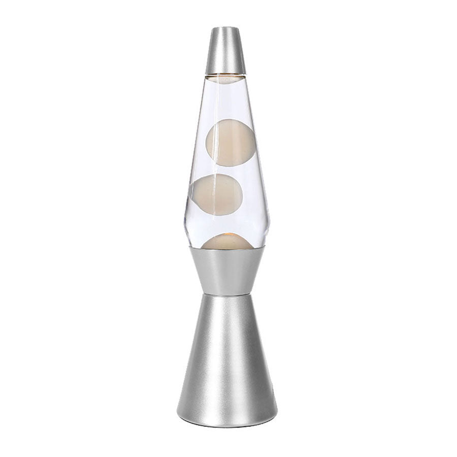 Lavalamp Silver, 40 cm