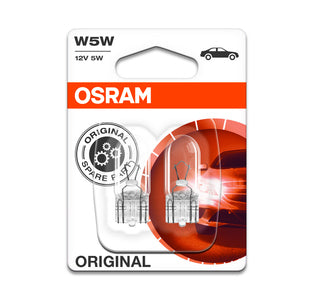 Osram w5w - 5w - w2,1x9,5d - sw -