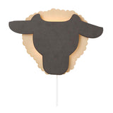 Aus Tjalle und Jaspis – Schaf-Wandlampe – Holz