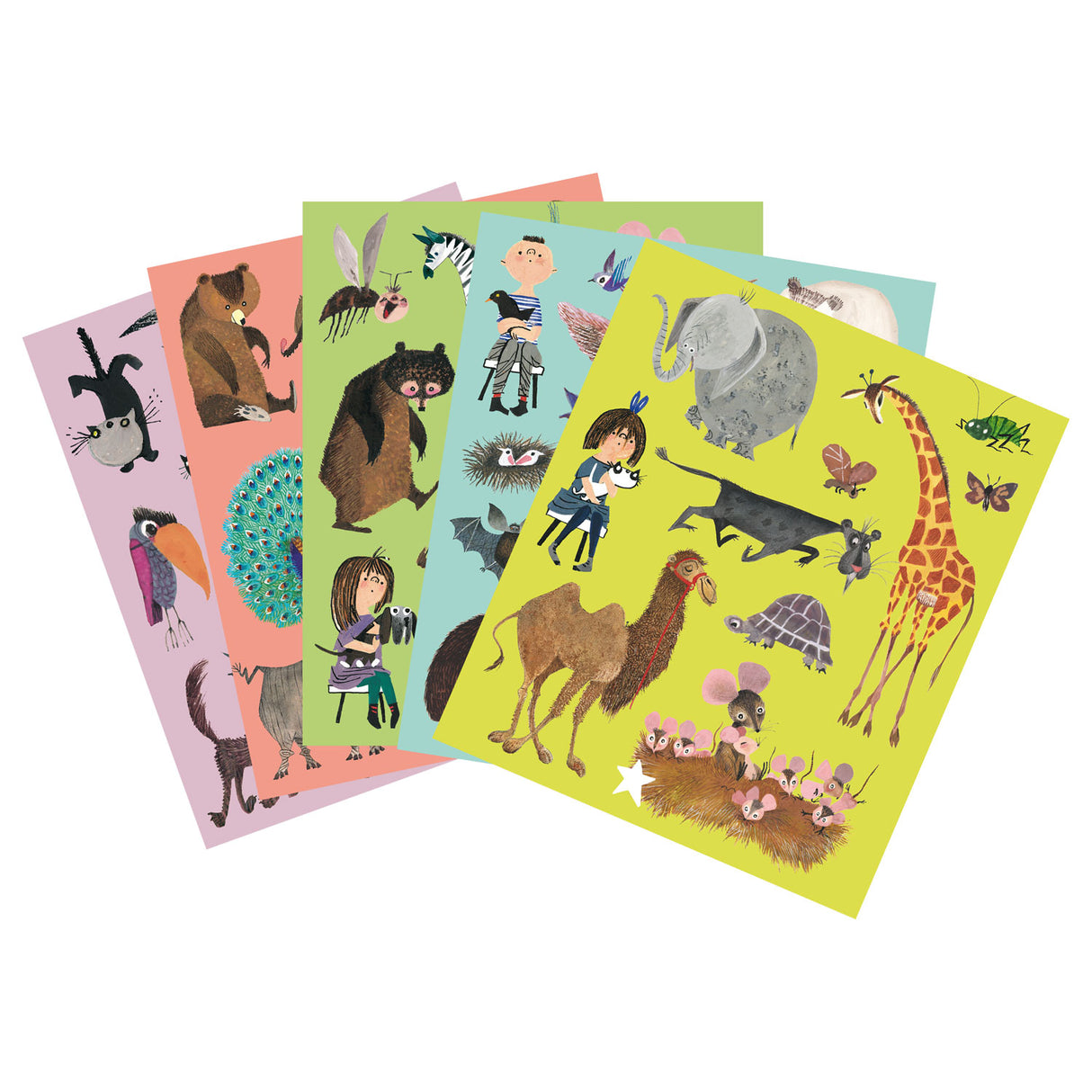 Gana Holanda Dieren de Fiep Sticker Skins, 5st