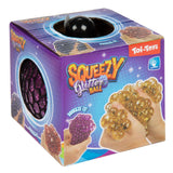 Toi-toys lustiger Glitzer-Quetschball im Netz, 10 cm