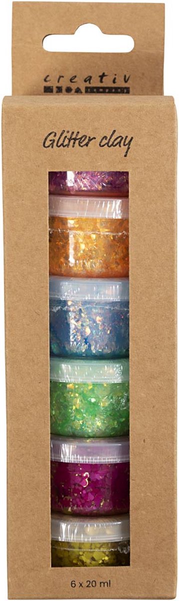 Kreativunternehmen https: www.cchobby.nl glitter-clay-happy-colours-6x20-gr-1-doos