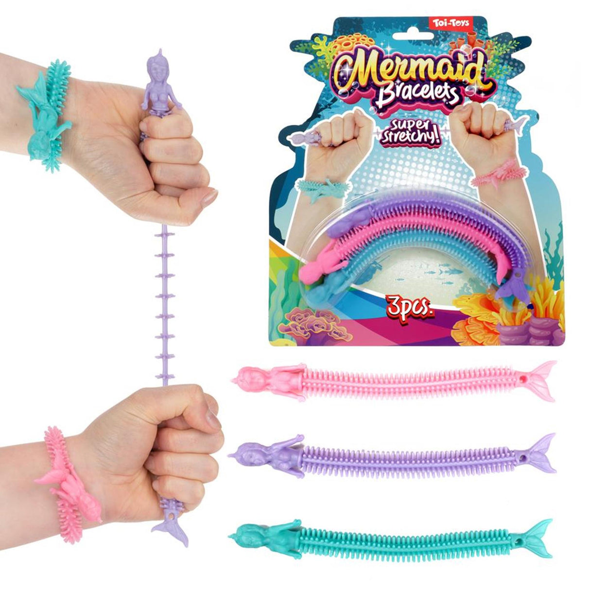 Toi-toys Toi Toys dehnbares Armband Meerjungfrau