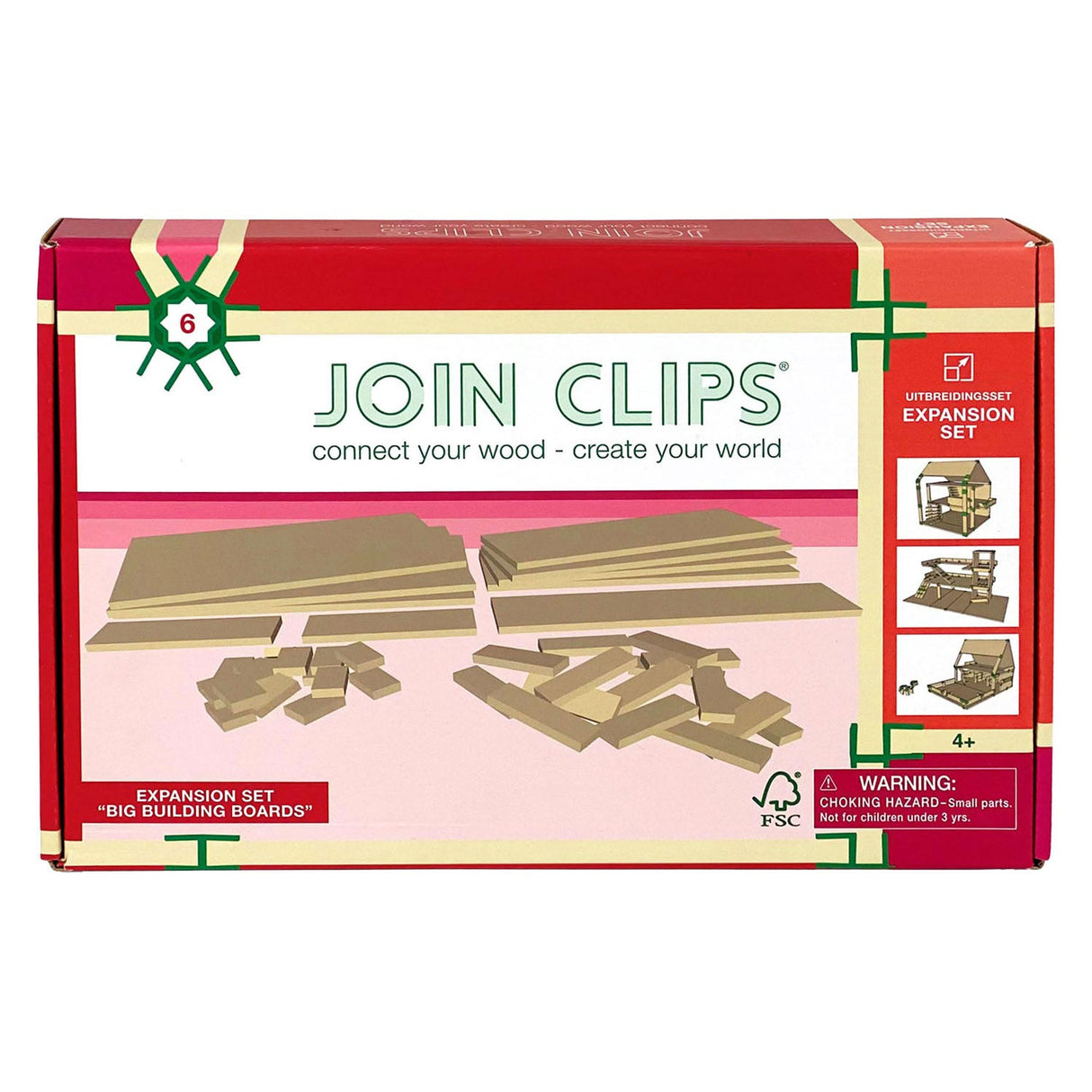 Verbindungsklammern-Verlängerungsset große Bauplatten