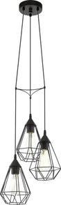 Eglo tarbes hanglamp - e27 - ø 31 cm - zwart