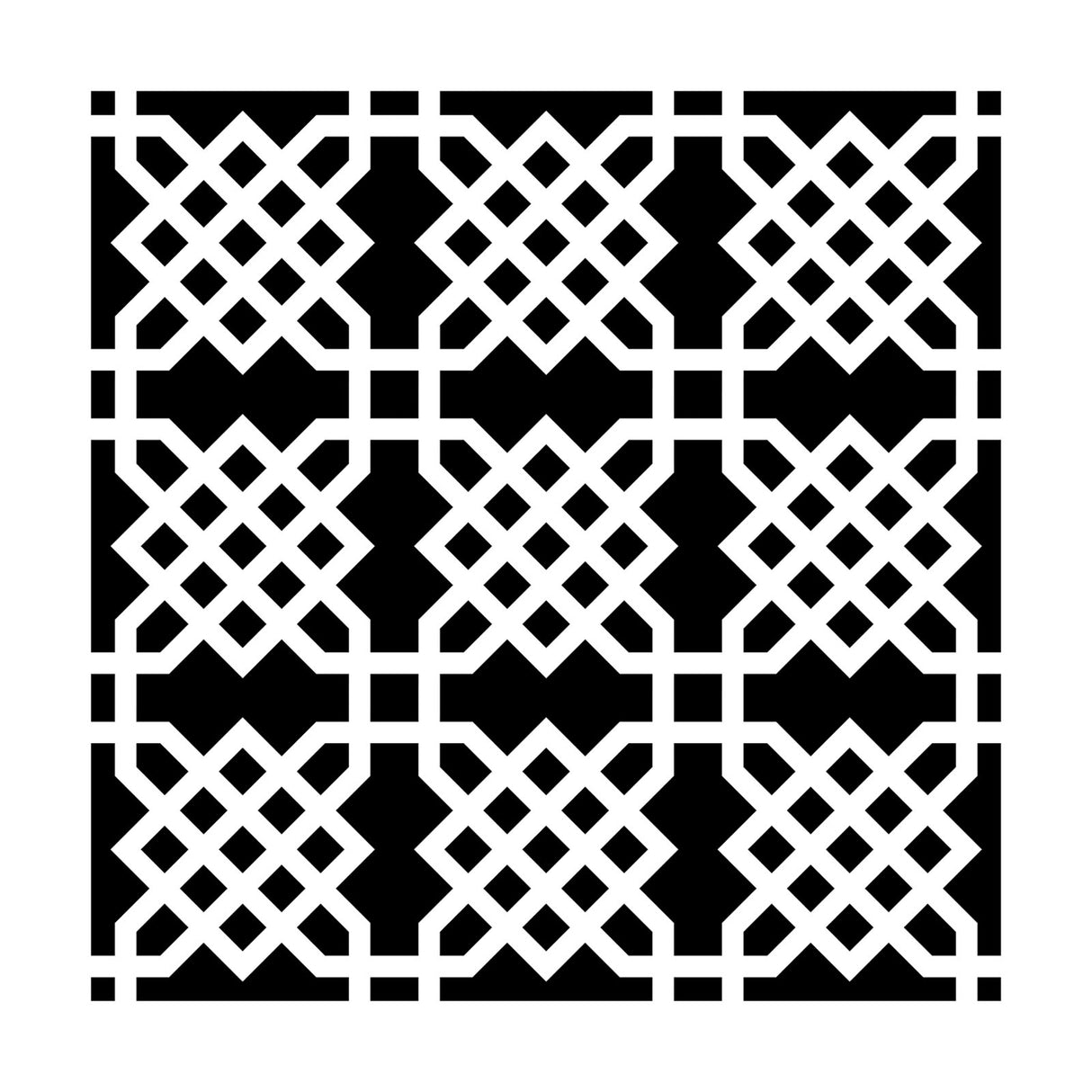 Die Werkstatt des Handwerkers • Vorlage 15x15cm Knotengarten