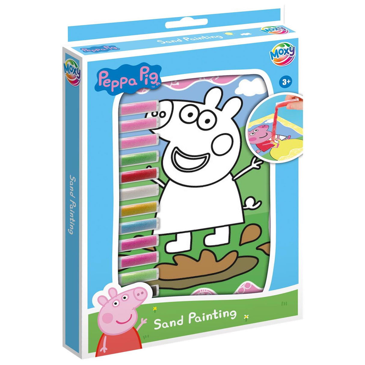 Kreative Bastelgruppe Peppa Pig Sandmalerei, 16-tlg.
