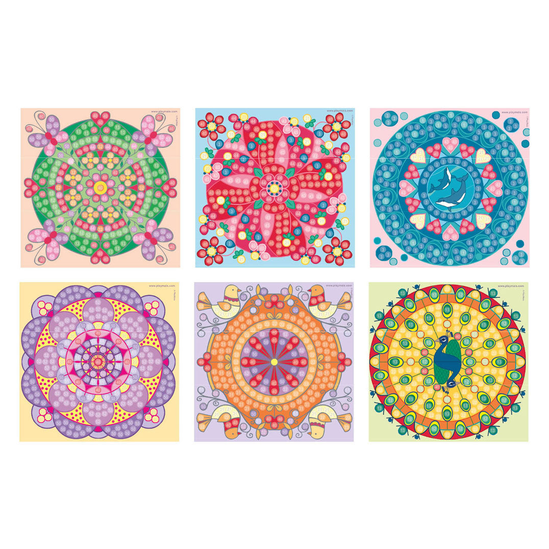 Playmais Mandalas de mosaico de moda (> 3.000 piezas)