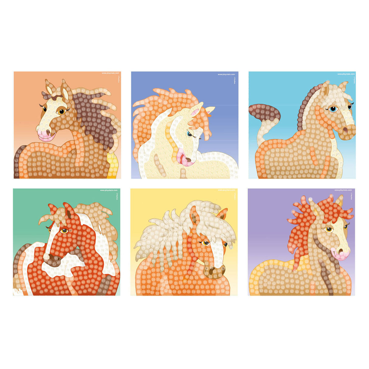 Playmais Playmais Trendy Mosaic Horses (> 3 000 kusů)