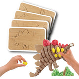 Playmais Deko-Dino-Karten, 4-tlg.