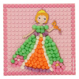 Playmais-Mosaikkarten schmücken Prinzessin