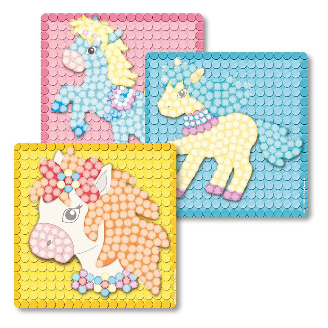 Karty Playmais Playmais Mosaic zdobí Dream Pony