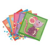 Playmais-Mosaikkarten schmücken kleine Freunde