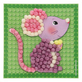 Playmais-Mosaikkarten schmücken kleine Freunde