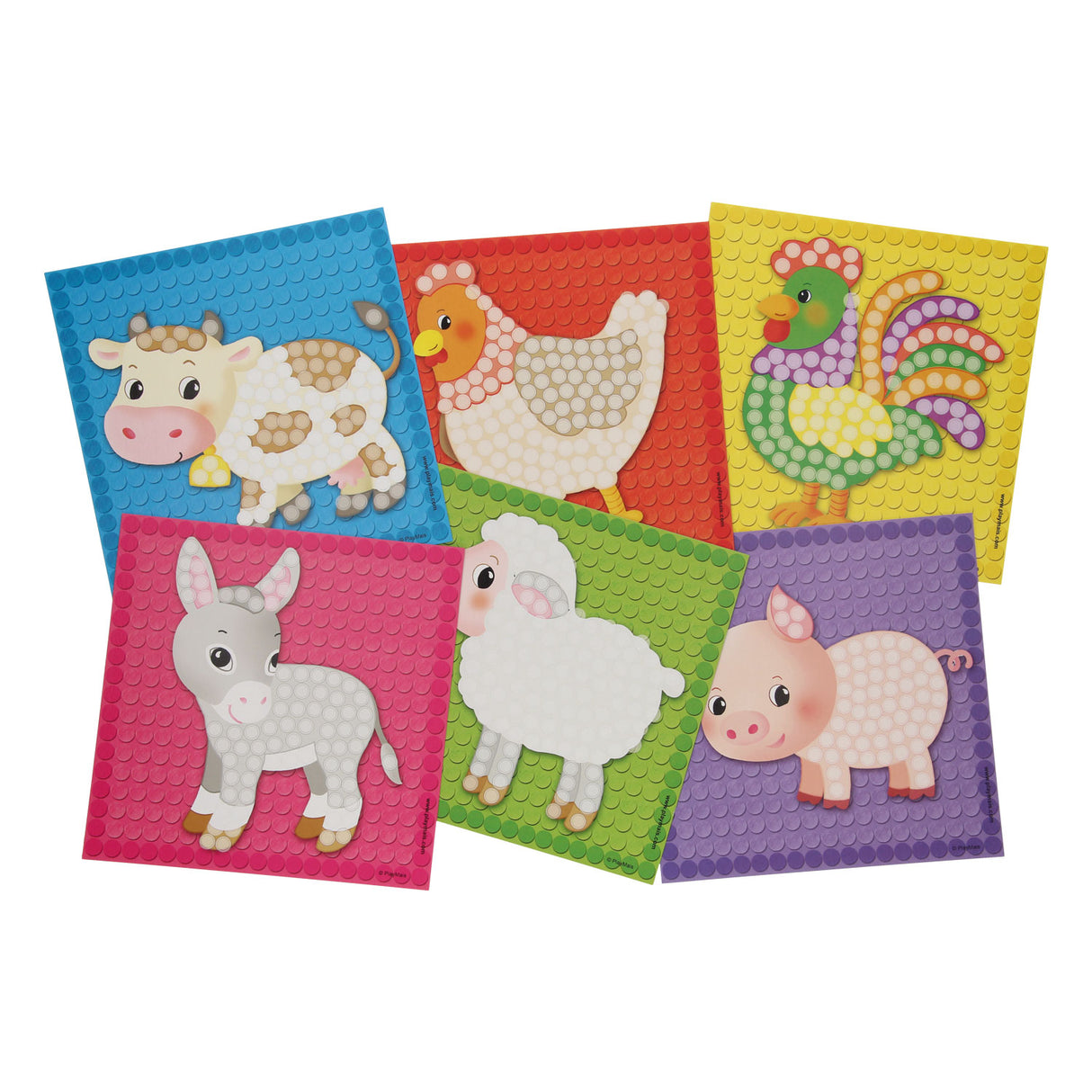 Playmais Mosaic Cards Decorate Farm