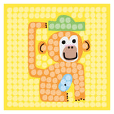 Playmais-Mosaikkarten schmücken den Zoo