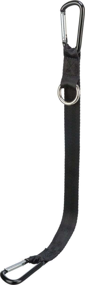 Trixie Universal-Autogurt mit Karabiner schwarz
