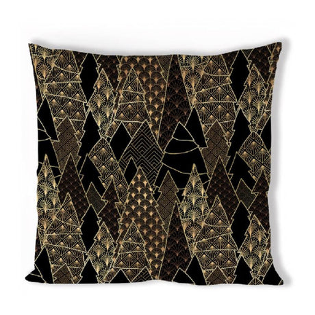 Ambiente Kissenbezug Luxusbäume schwarz -40x40cm -100 % Baumwolle