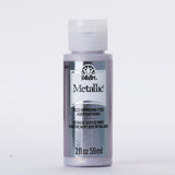 Folkart • Metallic-Acrylfarbe, schimmernder Stahl, 59 ml