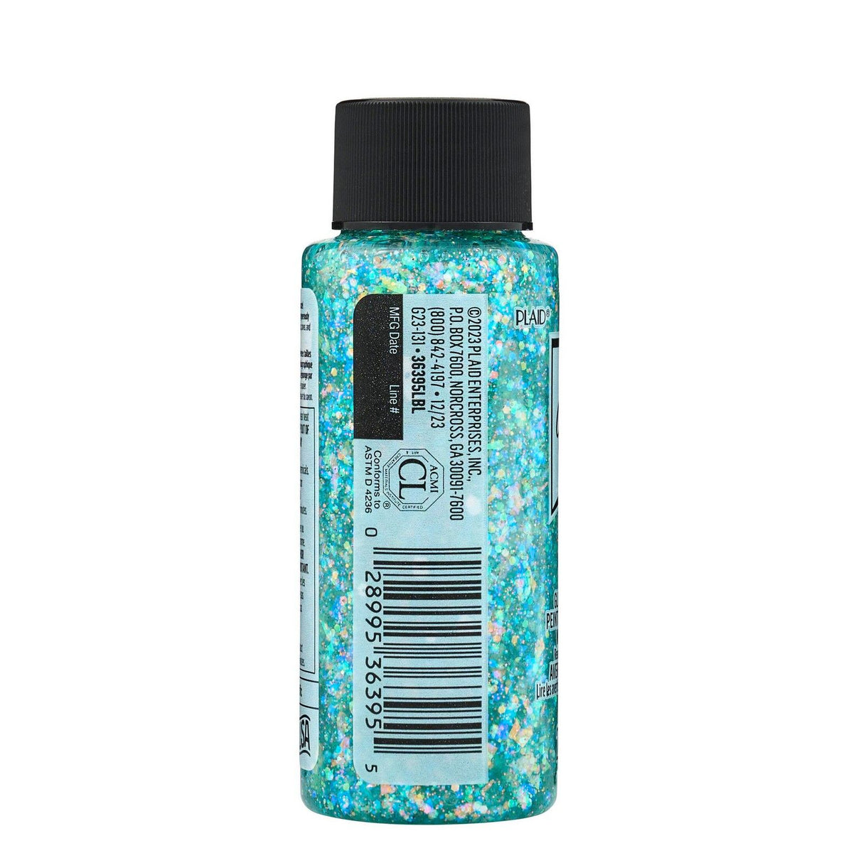 Folkart • Glitzernde Pastell-Acrylfarbe, Minze, 59 ml