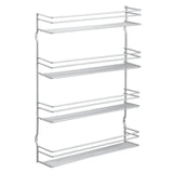 Metaltex Space Saver Smart Kitchen Pepito Kräuter Rack 4 Etagen 36x8x45 cm Silber