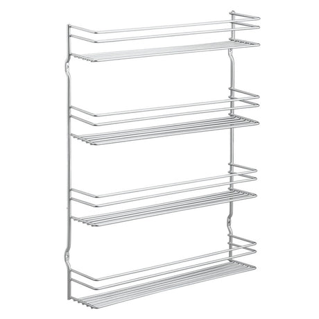 Metaltex Space Saver Smart Kitchen Pepito Kräuter Rack 4 Etagen 36x8x45 cm Silber
