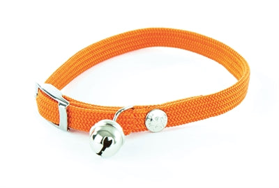 Martin Collar Cat Elastic Nylon Orange