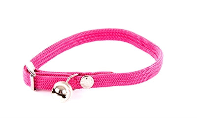 Martin Collar Cat Elastic Nylon Pink