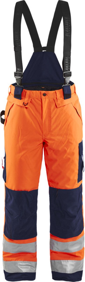 Blåkläder Blaklader Winter-Arbeitshose, Warnschutz, 1885–1977 – Warnschutzorange, Marineblau – C46