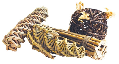 Happy Pet Nature First Willow Mega Pack Spiral-Maisball-Sticks