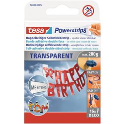 Steckdosenleisten tesa deco transparent 15 x 81 mm