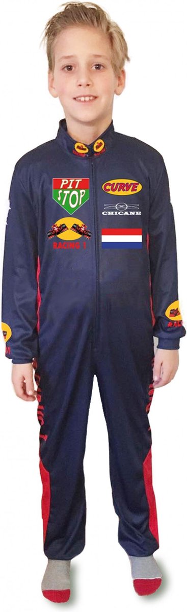 Rubies Rubies Kostüm Formel 1 Junior Polyester blau Größe 104