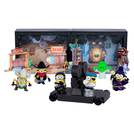 Moose Toys Schergen Monster – großer Studiobereich mit 2 Filmstudios – inkl. 6 Minions-Figuren