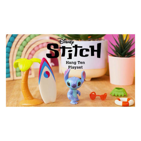 Spectron Stitch-Spielfigur mit Surfbrett-Spielset, 5-teilig.