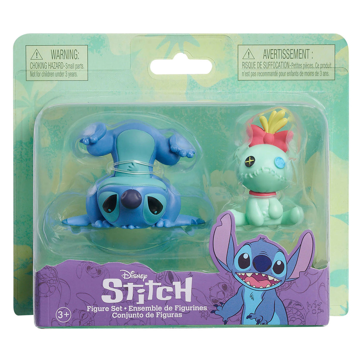 Spectron Stitch and Scrump playing figures, 2st.