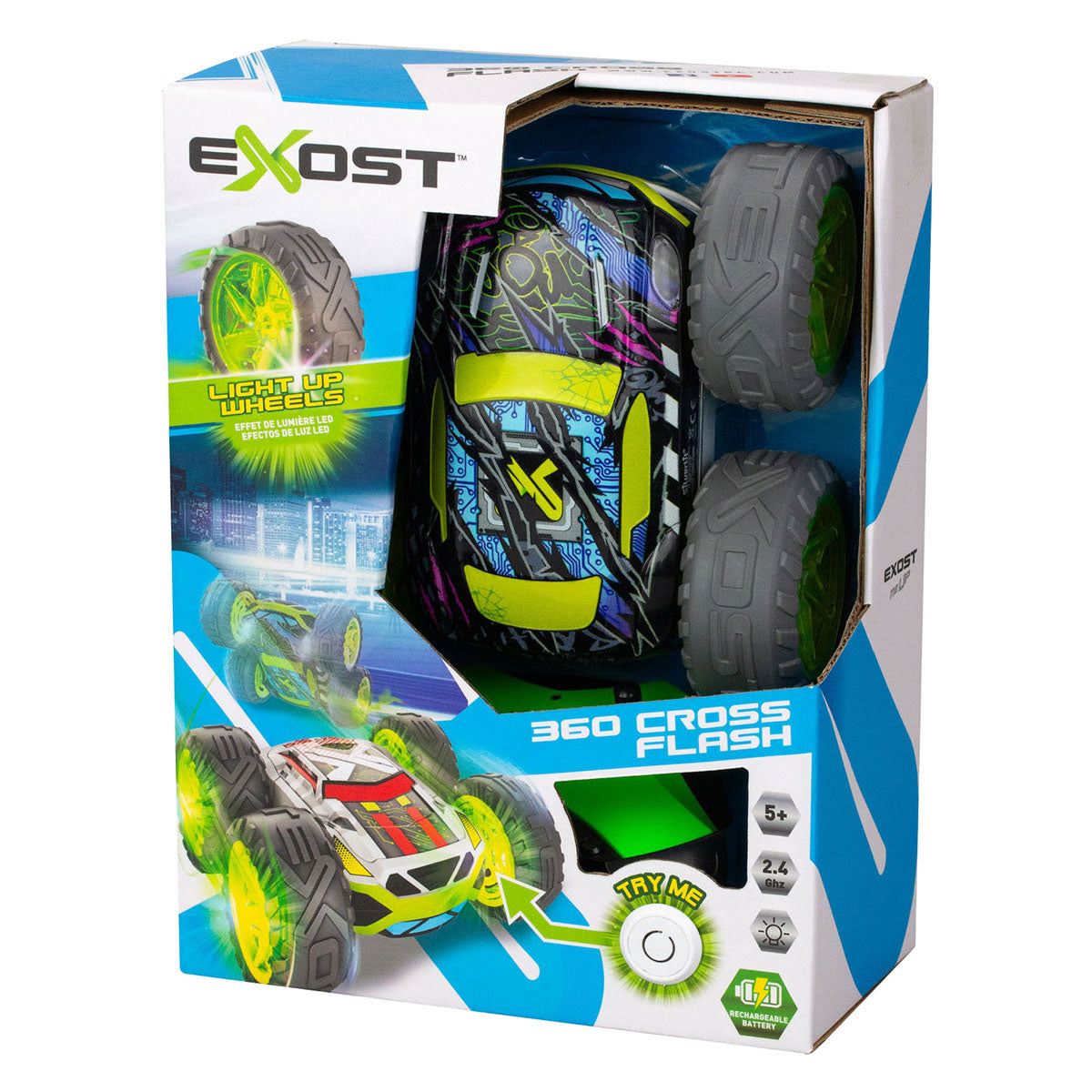 Spectron Exost RC 360 Cross Flash Amazon Green Lenkbares Auto