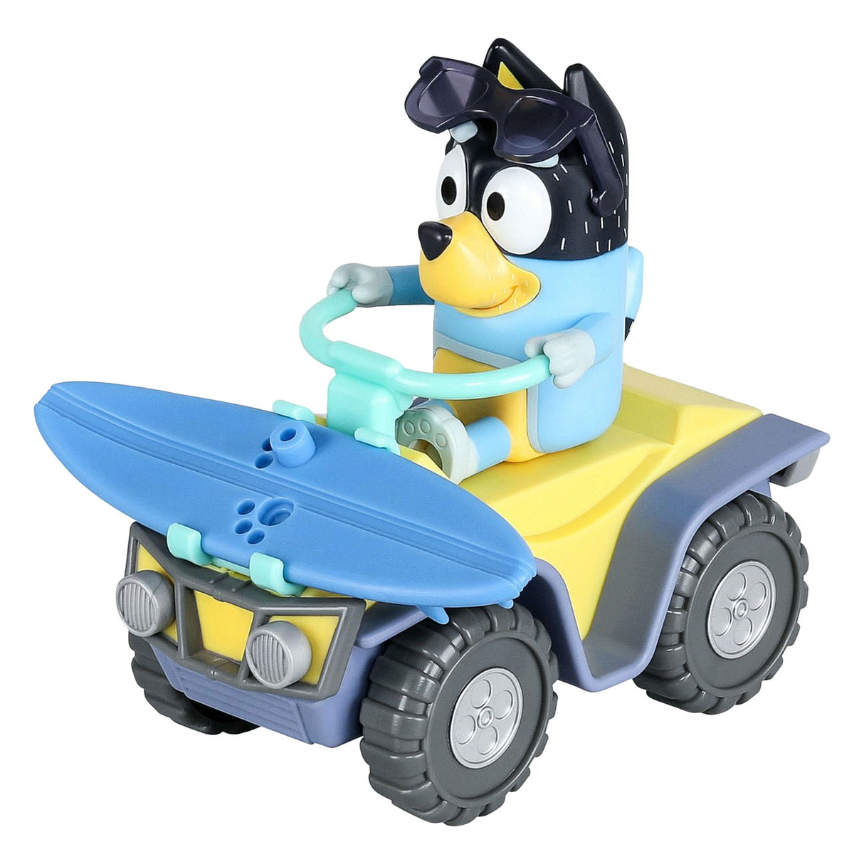 Moose Spillsaach Bluey Beach Quad speele Figur