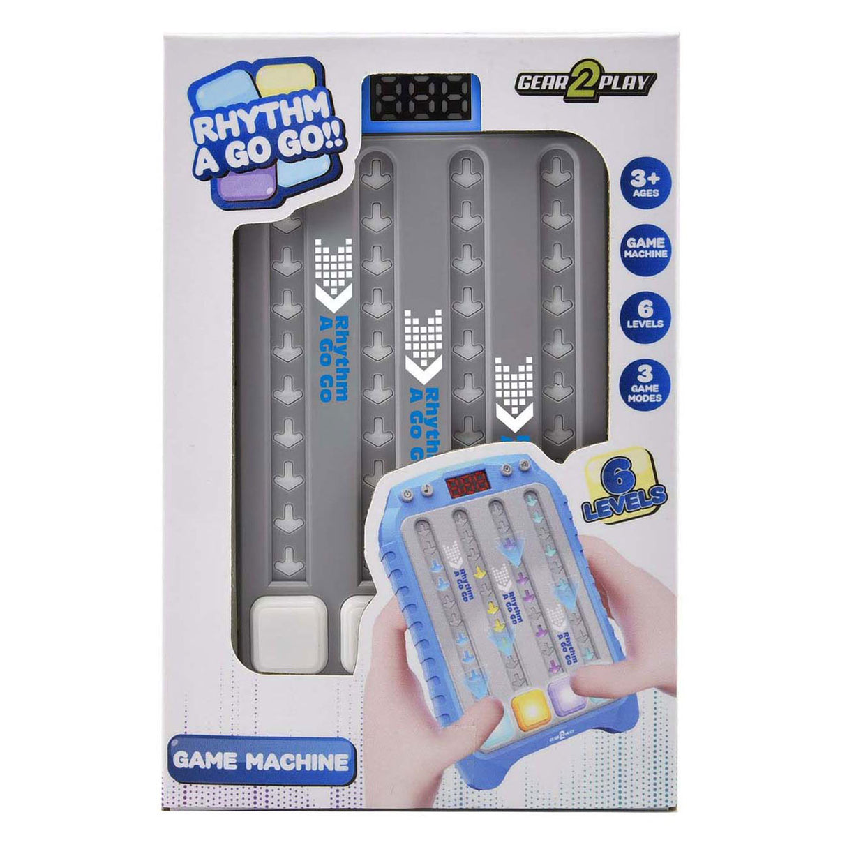 Gear2play Rhytm A Go Follow the Rhythm Game Blue