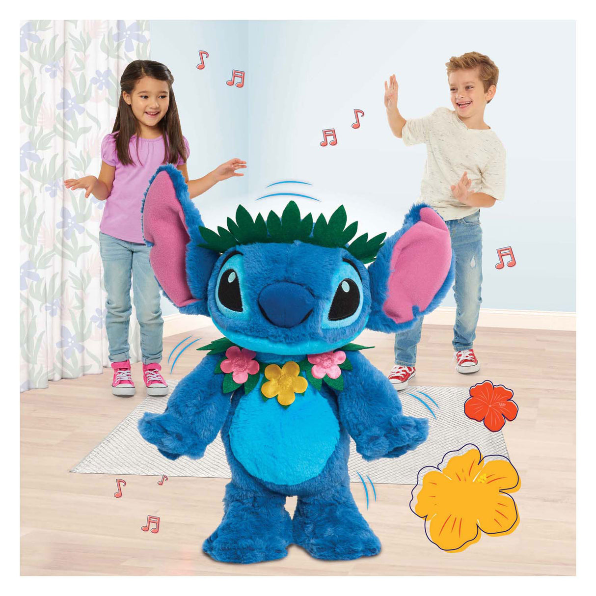 Spectron Dance et chante en peluche câblée - Stitch