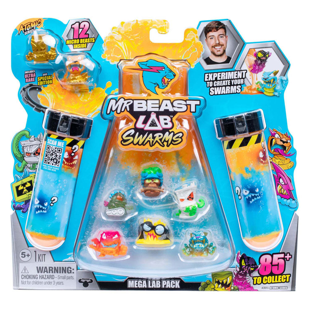 Spectron Mrbeast Lab Swarms Serie 2 Atomic Series Actionfigur, 12er-Pack