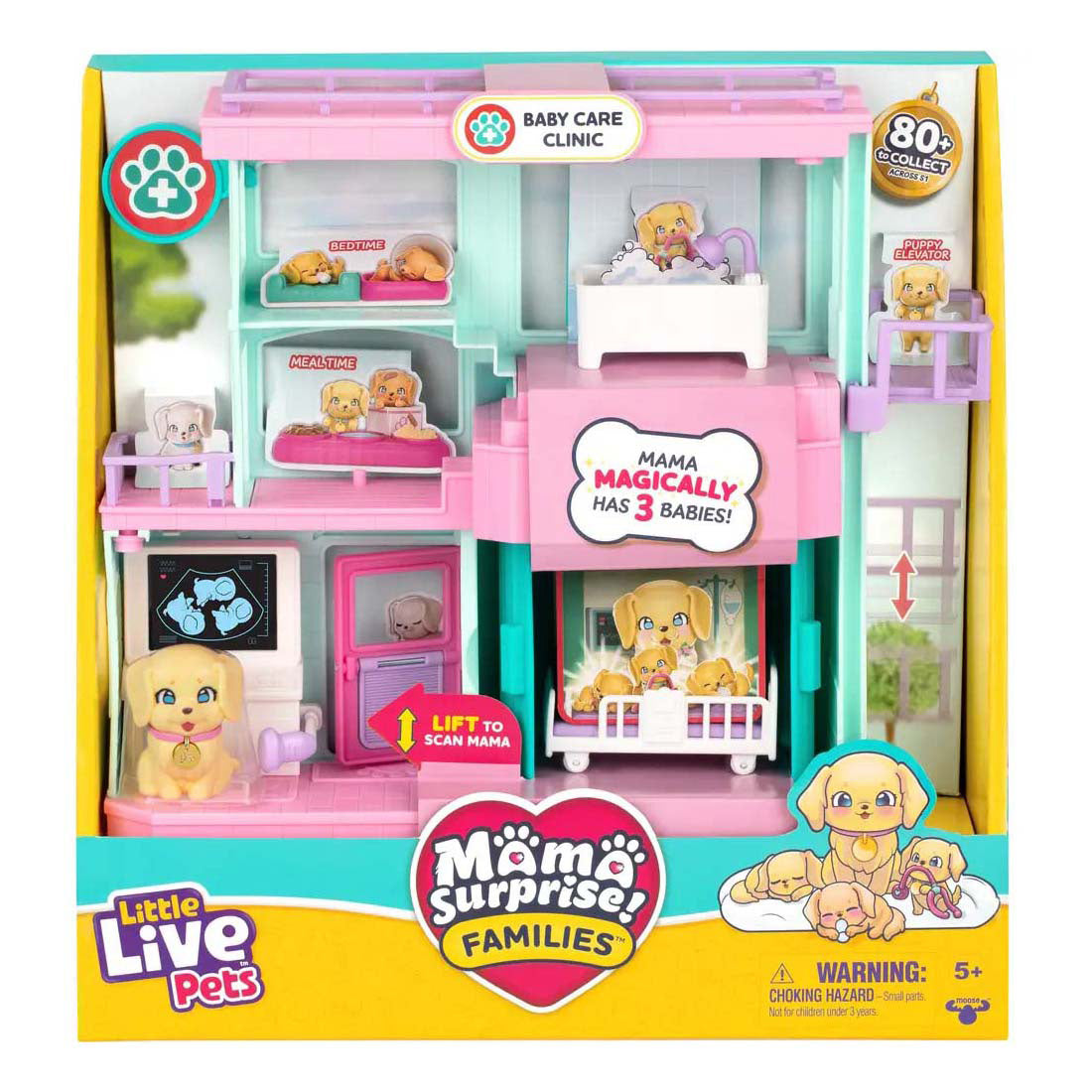 Spectron Little Live Pets Mama Überraschungsfamilien Krankenhaus-Spielset