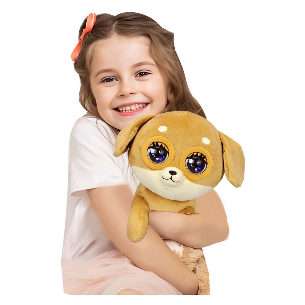 Silverlit Winksies Caramel Welpe – interaktives Kuscheltier in einem Eisbecher