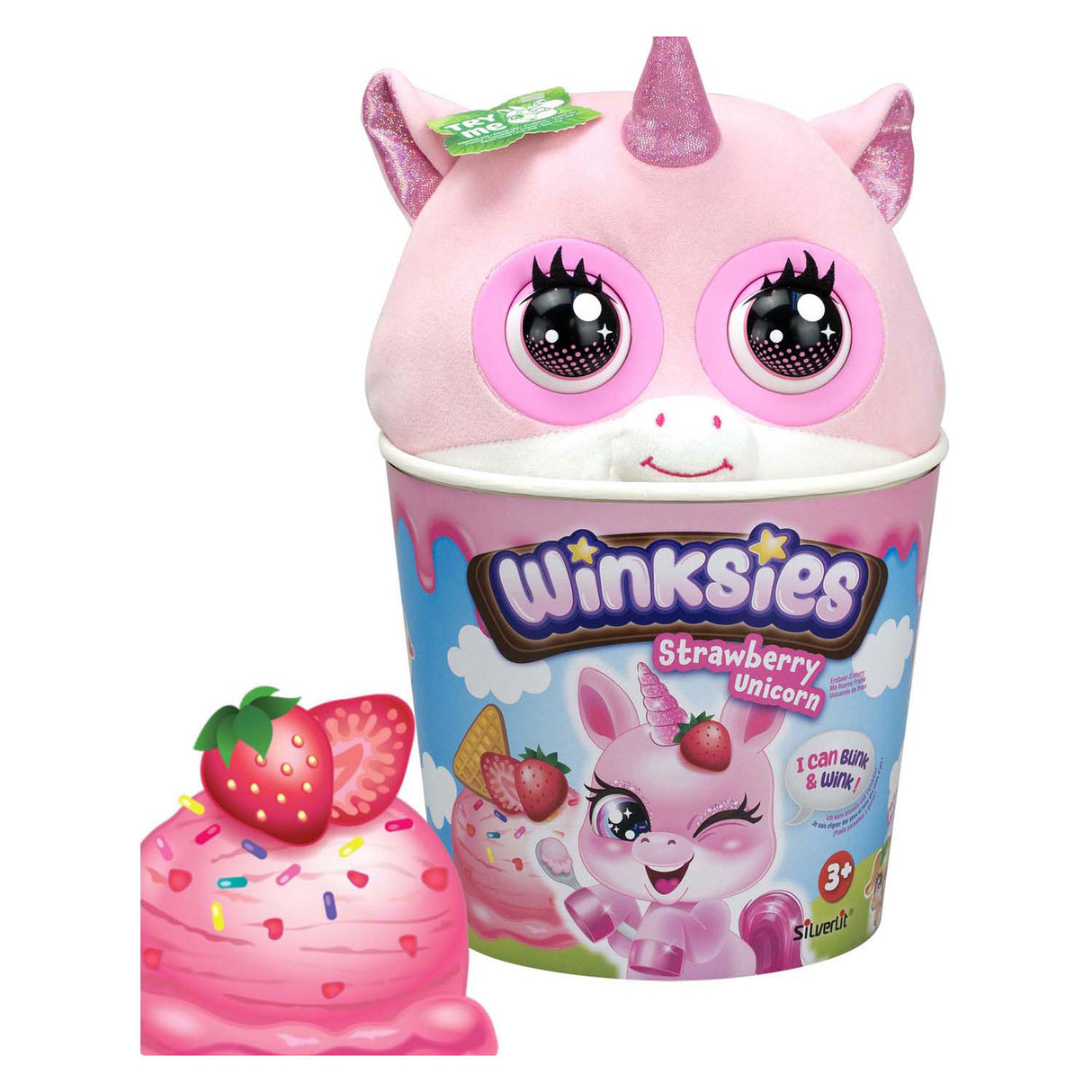 Silverlit Winksies Erdbeer-Einhorn
