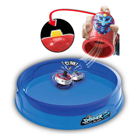 Silverlit Spinner Mad 2 Deluxe Battle Pack – 2 Shaker, 2 Spinner, 1 Kampfarena