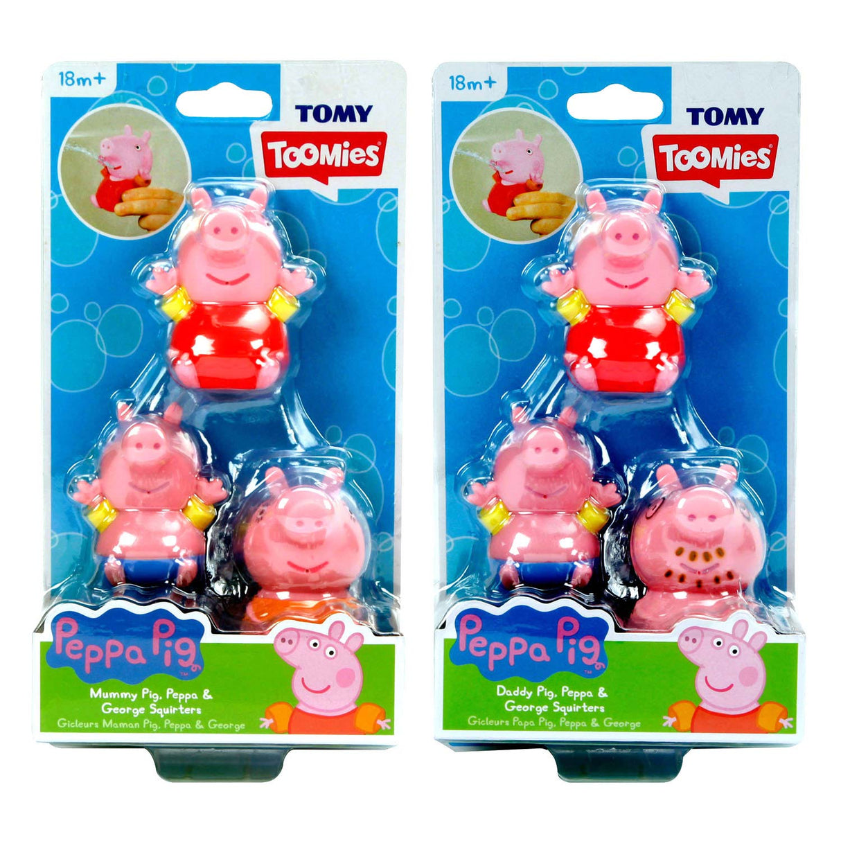 Tomy Peppa Pig Figuren Wasserspritzer, 3-tlg.