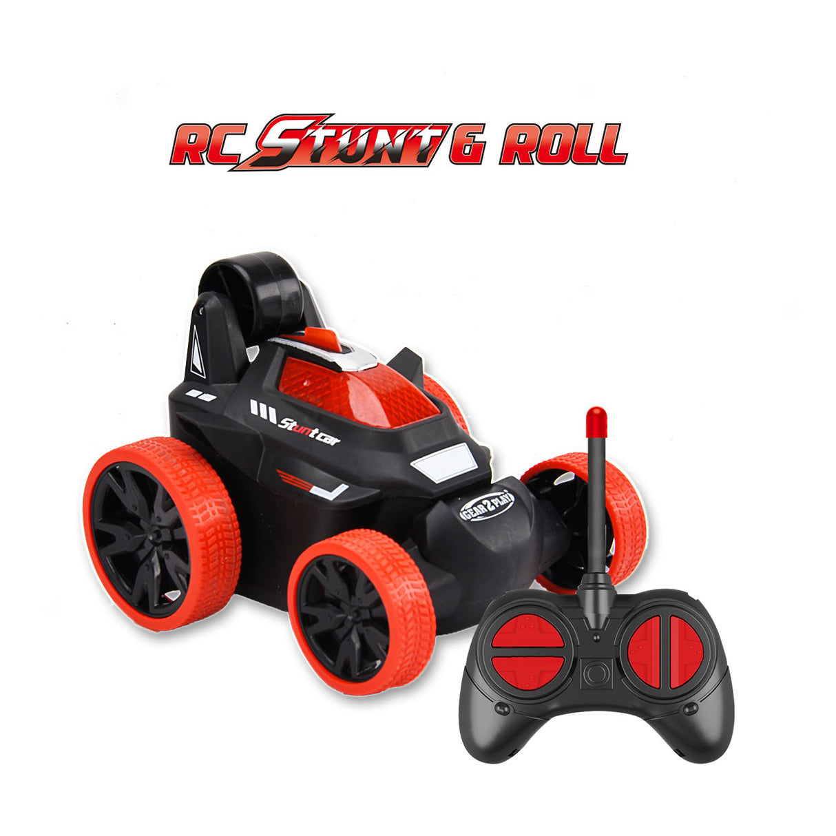 Gear2play RC Stunt Roll steuerbares Auto rot