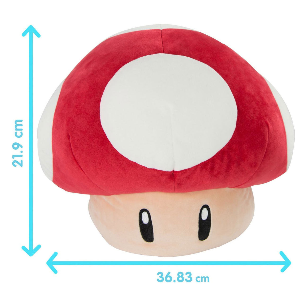 Tomy Mocchi Mocchi Mega Super Mario Mushroom Pluchen hug